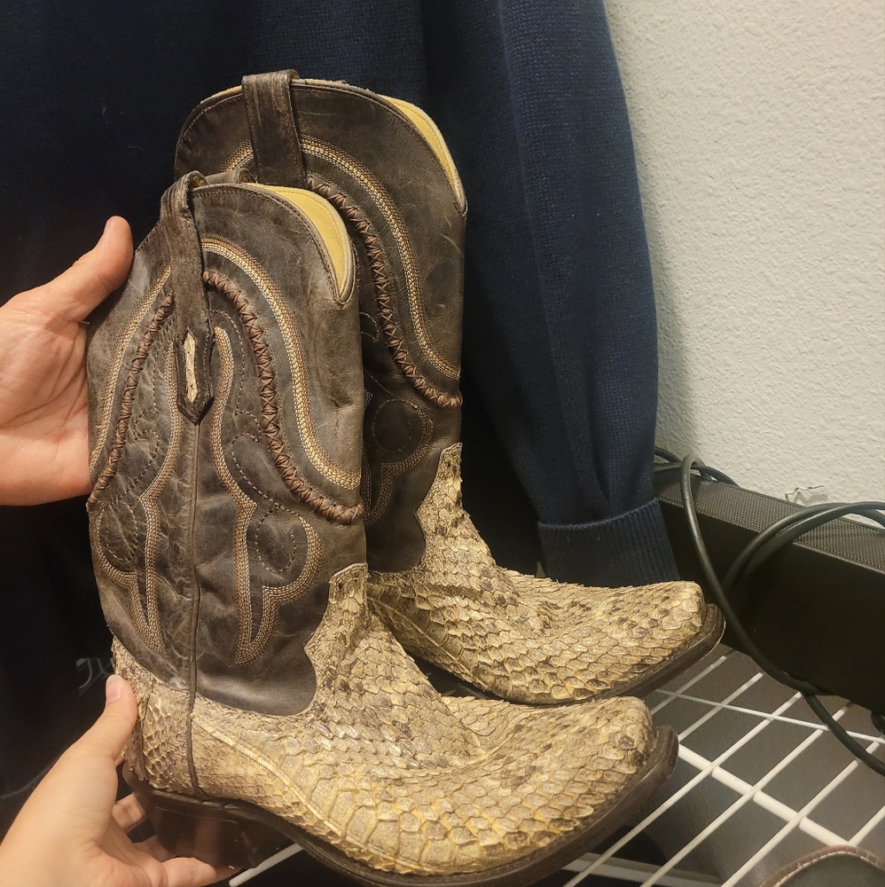 Corral Snake skin boots